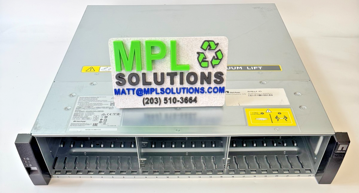 NetApp NAJ-1801 w/2x NSM100 Disk Shelf 111-04256+B6 Storage