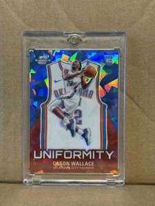 Cason Wallace 2023-24 Panini Contenders Optic /175 Red Ice Uniformity RC #16