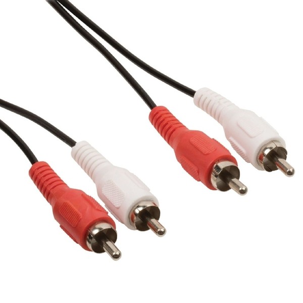 Audio Kabel 1M Cinchkabel 2X Cinch Rca Stecker Auf 2X Cinch Rca Stecker-image