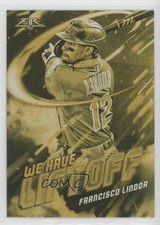 2021 Topps Fire We Have Liftoff Gold Minted Francisco Lindor #WHL-6 04br