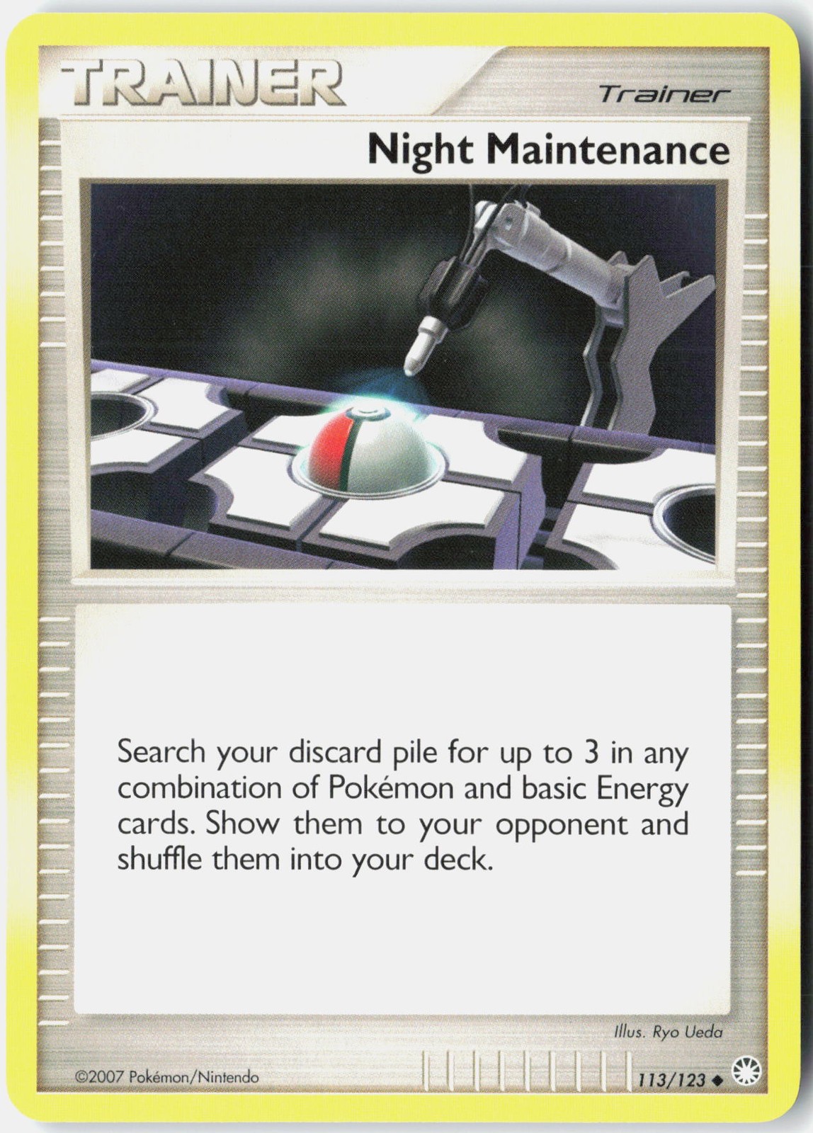 Night Maintenance Mysterious Treasures 113/123 Pokemon Card Normal