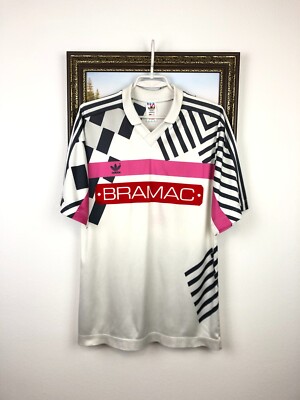 Vintage 80's Adidas FC Admira Wacker Mödling Football Shirt Soccer Jersey Size M
