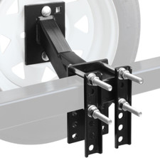 50214 Spare Tire Carrier Mount for Utility Boat Trailer Bracket Holds 4 Lugs 4