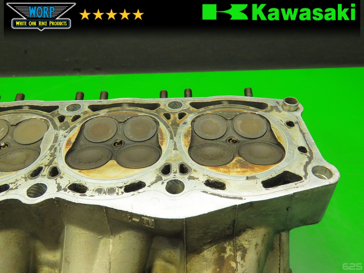 GENUINE OEM 91-95 KAWASAKI ZX7/R ENGINE CYLINDER HEAD TOP