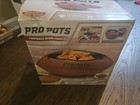 NIB PRO POTS PP-15 FOOTBALL Shape 1½ Quart SLOW COOKER Crock Pot ASCA Party Dips
