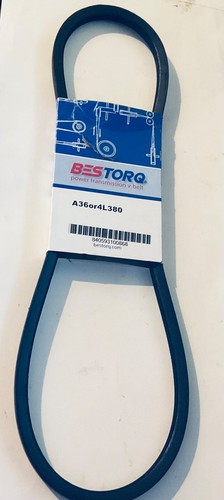 A36 or 4L380 Bestorq Power Transmission V-Belt 1/2' Wide x 38" Outside Length
