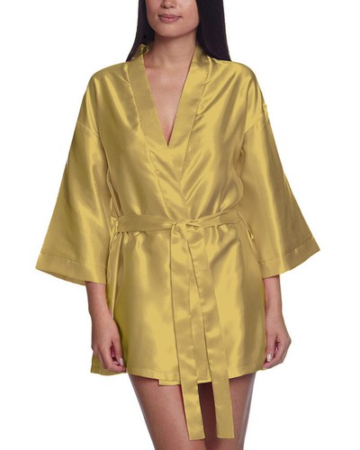 Bathrobe Sexy Costume Satin Night Dress Long Robes Women's Wear Night Wear S26 - Picture 21 of 45