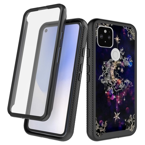 For Google Pixel 5a 5G Graphic Full-Body Case With Built-in Screen Protector - Picture 7 of 12