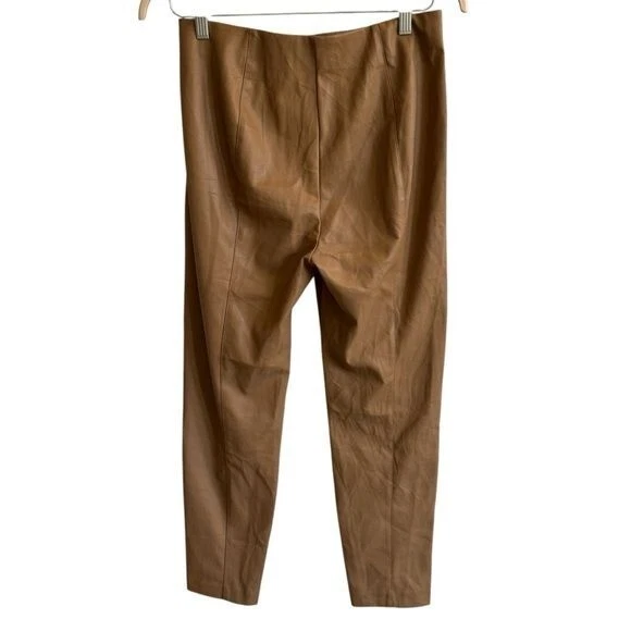 Pantalón Ann Taylor The Audrey en imitación de cuero, talla 8 Foto 4 de 4