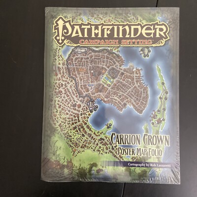 Paizo Pathfinder Map Folio - Carrion Crown Bag Sealed