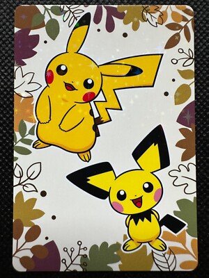 Pchu Pikachu Pronto Pokemon Cafe Danke Holo Karte Japanisch Nintendo