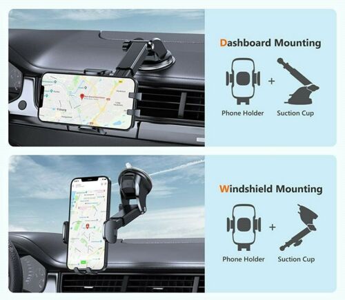 360° Halterung Handy Halter Auto Windschutzscheibe Ständer für Handy Handy GPS iPhone Samsung - Bild 6 von 15