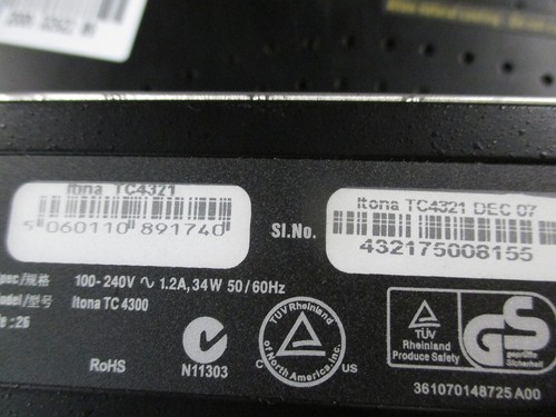 VXL TC4321 F6R6 Itona TC4321-XP EMBEDED 1GHZ 1GB VGA USB THIN CLIENT PS/2 - Photo 3/3