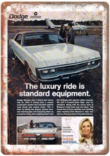 Metal Sign - 1970 Dodge Monaco Auto Ad - Vintage Look Reproduction 10179