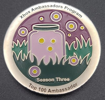 XBOX Ambassador Top 100 Coin Medal Reward Rare Promo Live Microsoft Season #3