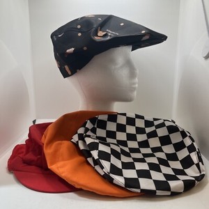 Men Women Unisex Chef /Catering Baker Kitchen Cook Duckbill Beret Lot of 4 Misc