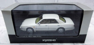 KYOSHO NISSAN GLORIA CIMA FY31 ホワイトパール Kyosho 1/43 Nissan Gloria CIMA Fy31 White Pearl 03709w for