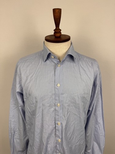 ETON Contemporary York 100% Cotton Blue Classic Formal Dress Shirt Sz 41 - Picture 4 of 23