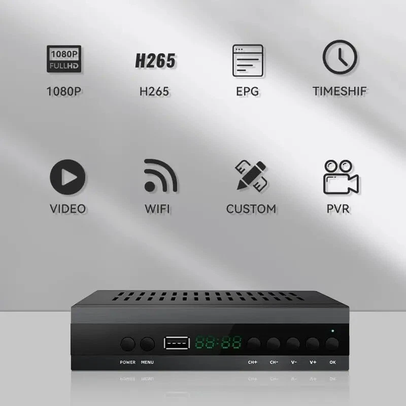 TDT HD DVB T2 SINTONIZADOR CANALES ESPAÑA TV EUROCONECTOR HDMI USB GRABADOR - Imagen 4 de 4