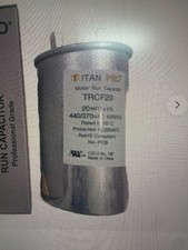 TITAN PRO Motor Run Capacitor TRCF20 MFD 440/370 Volt, Round