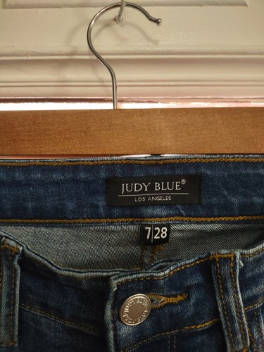 Judy Blue Skinny Fit Jeans Size 7/28 Denim Pants Stretch Distressed - Picture 2 of 8