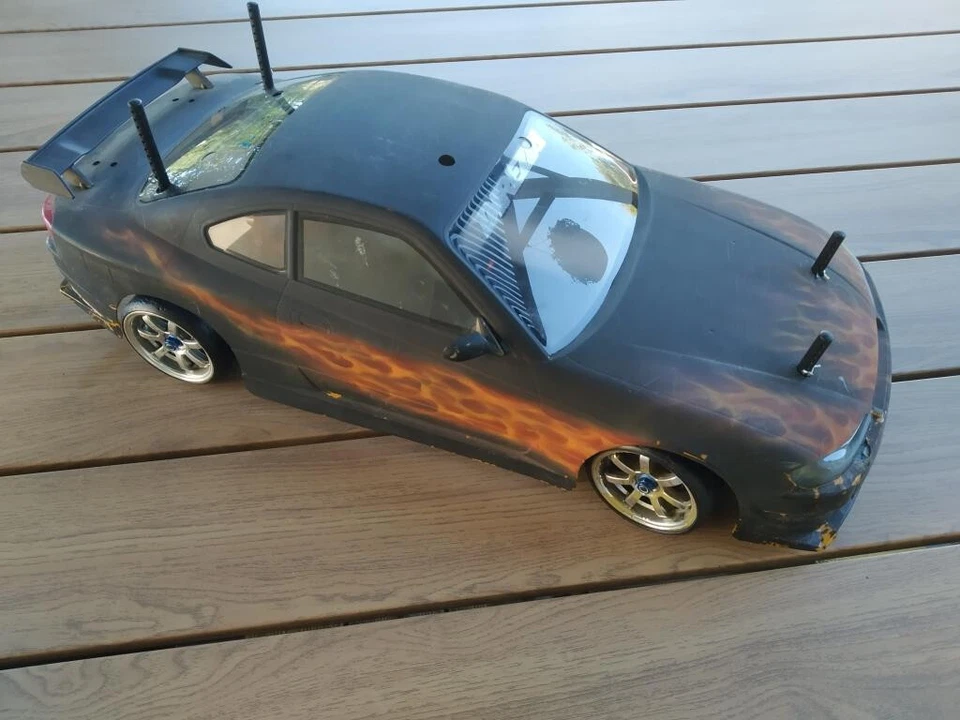 RC 1/10 Hpi pro drift + carrosserie nissan silvia Tamiya (TT02 kyosho yokomo) - Photo 2/4