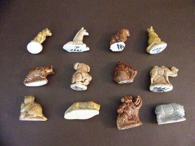 American Series #2 Wade Figurines Lot Of 12 Red Rose Tea Collection