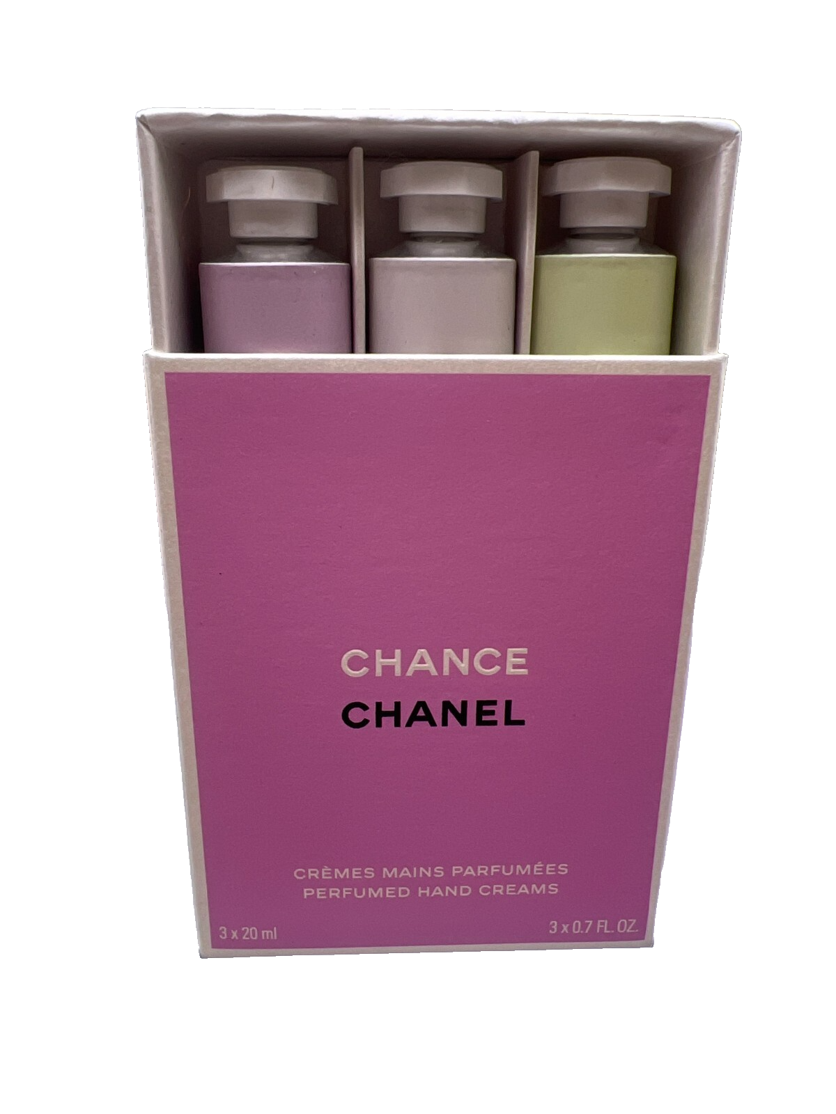 Chanel Fragrance Chance Hand Creams Gift Sets 3x20ML 3x0.7 FL.OZ