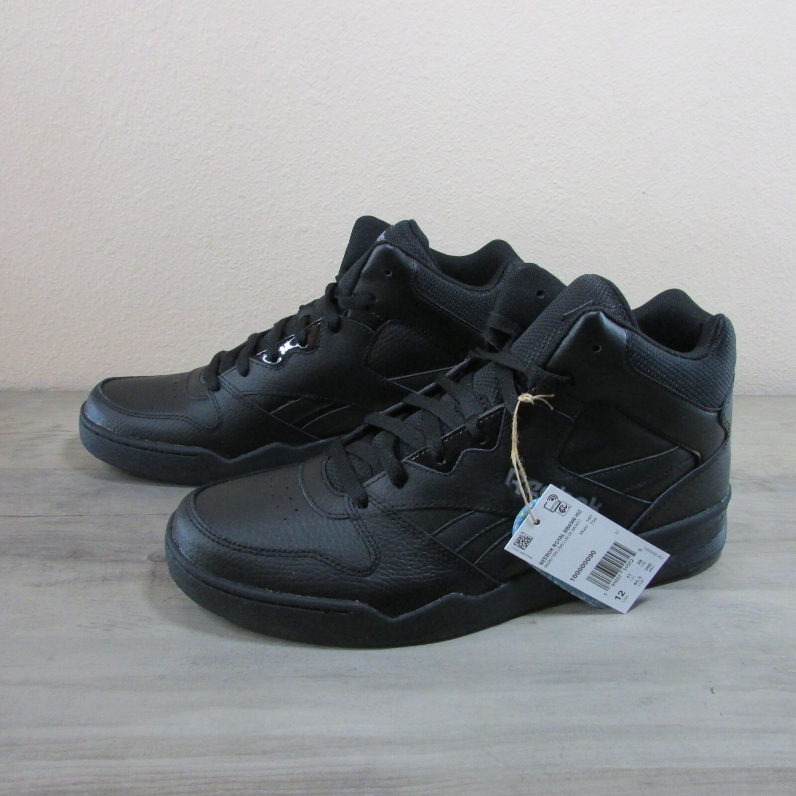 Reebok Men's 12 Royal Bb4500 Hi2 Basketball Sneaker Shoes - Black/Alloy