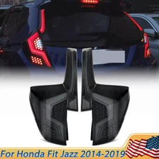 Smoke Lens For Honda Fit Jazz 2014-2019 Animation Rear Brake Lamp LED Tail Light