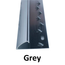 Carpet to Vinyl/Door Entrance Threshold Strip Door Bar Trim Grey 0.9m (3ft)