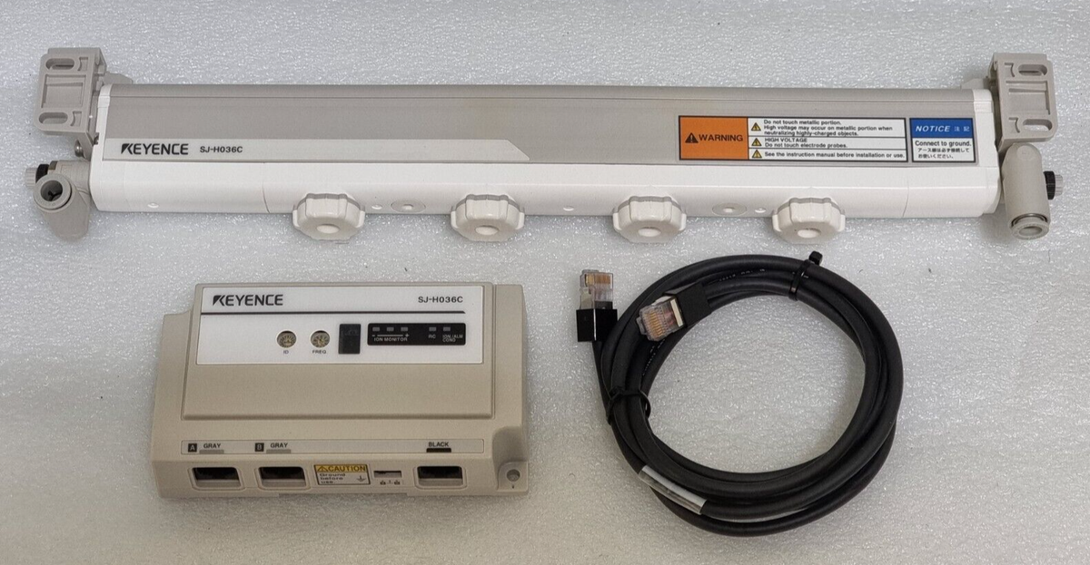 KEYENCE SJ-H036C Ultra High-Speed, Sensing Ionizers | eBay