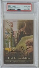 SIGNED Sofia Coppola Autograph LOST IN TRANSLATION Print PSA DNA COA Scarlett J