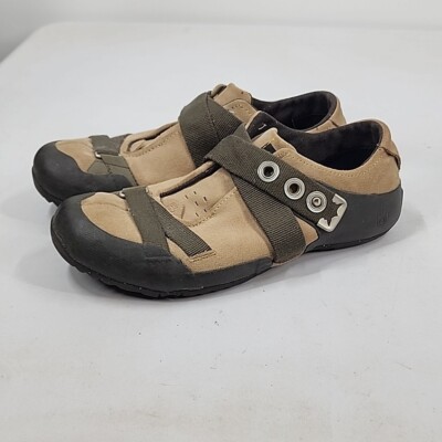 TEVA Ryley 6054 Cross Strap Hiking Trail Brown Suede Shoes Snap Slip On 8