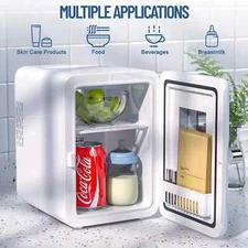 4LPortable Drinks Fridge Small with Cooling and Heating Function for Home Office