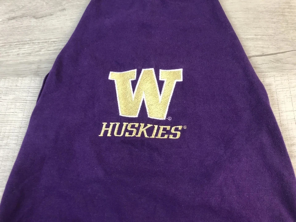 Camisa Washington Huskies Perro All Star Perros Pull Over Perro T Hecha en EE. UU. Talla XL Foto 4 de 4