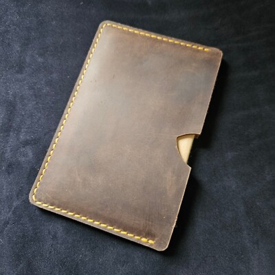 Leder Journal Cover für Moleskine Cahier und Field Notes Notizbuch Taschenformat