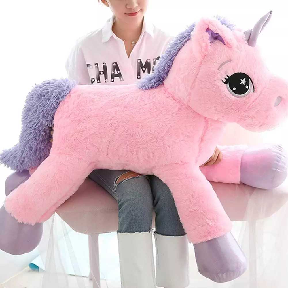 GIGANTE Grande Animal Peluche Unicornio Juguetes Felpa Regalo De