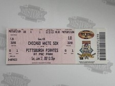 2007 Chicago White Sox at Pittsburgh Pirates BO Ticket 6/17/07 Bautista Home Run