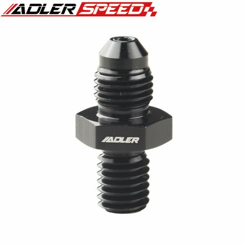 US STOCK -4AN 6AN 8AN 10AN 12AN macho llamarada a adaptador de montaje recto métrico x2 - Imagen 6 de 16