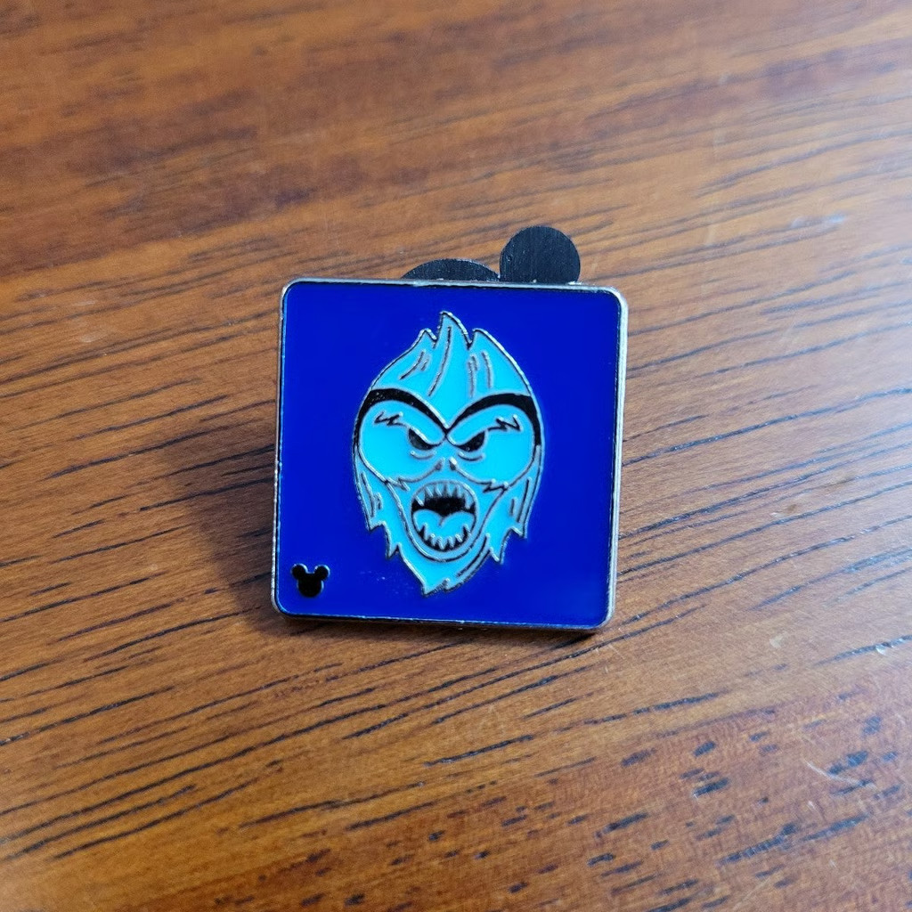 Disney Trading Pin Blue Yeti Square Expedition Everest Attraction Icons