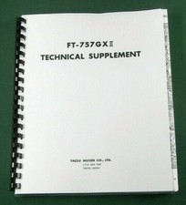 Yaesu FT-757GX II Supplemento Tecnico: Schemi 11x17" e Cover Protettive!