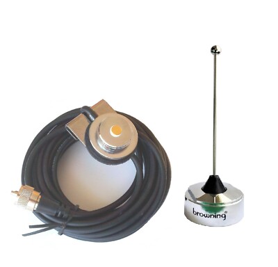 Antenna 1/4 Wave UHF 450-470 Trunk NMO Mount PL259 for Mobile Base Radio Kenwood