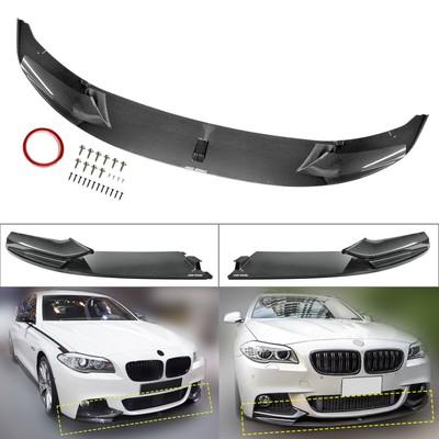 1 Set Carbon Optik Frontspoiler Frontlippe Spoiler für BMW 5er F10 F11 2013-2017