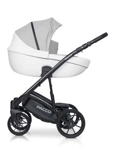 RIKO BASIC PACCO BABY STROLLER PRAM 3in1 CARRYCOT + PUSHCHAIR + CAR SEAT - Picture 5 of 101