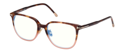 Tom Ford FT5778 Eyeglasses Medium Havana To Milky Pink Acetate Rectangular Amazon.com: Tom Ford Eyeglasses FT 5778 -D-B Asian fit 055  main image 4