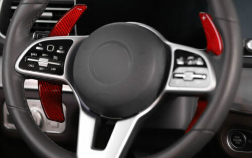 For Benz GLE GLS 2020-2021 2022 Shift Paddles Steering Wheel Dry Carbon Fiber - Picture 6 of 8