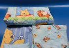 Vintage Disney Winnie the Pooh & Tigger Quilt Set/Crib Or Toddler Bed/Sheets