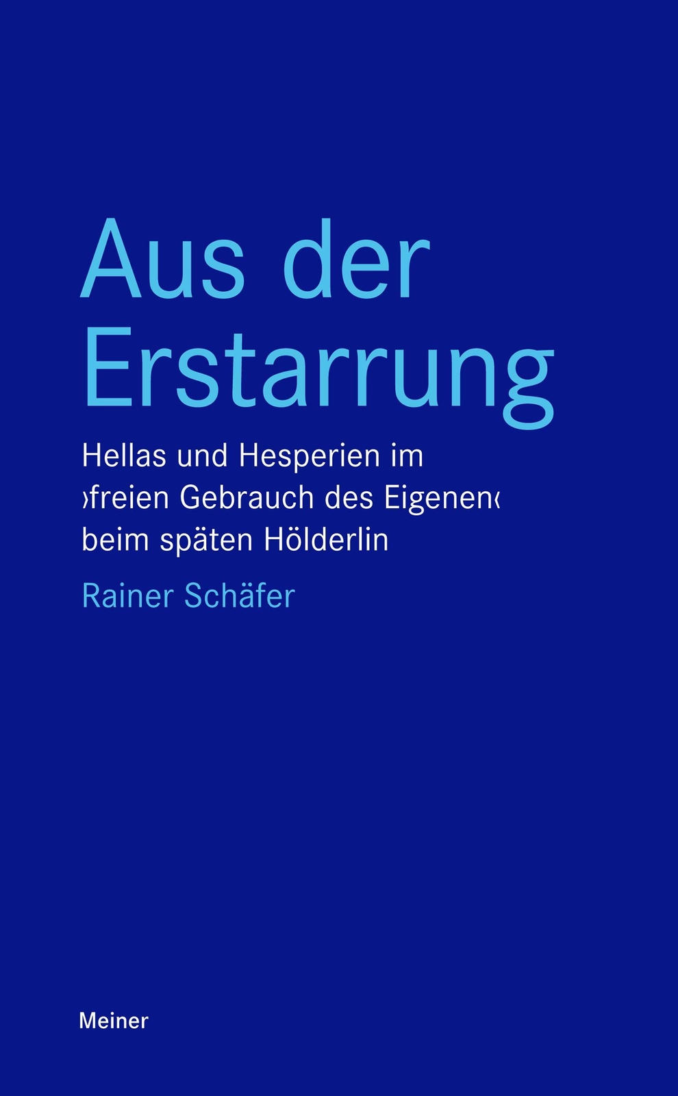 Thumbnail - Aus Der Erstarrung, Rainer Schäfer