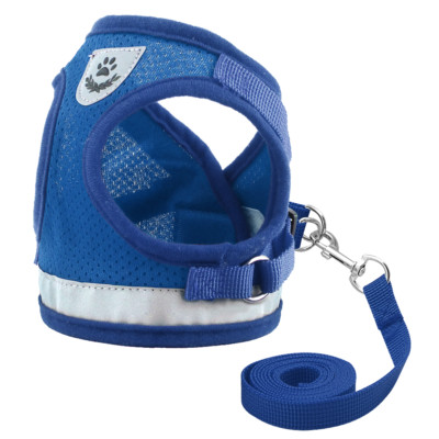 Escape Proof Cat Walking Jacket Harness and Leash Pet Puppy Adjustable Mesh Vest